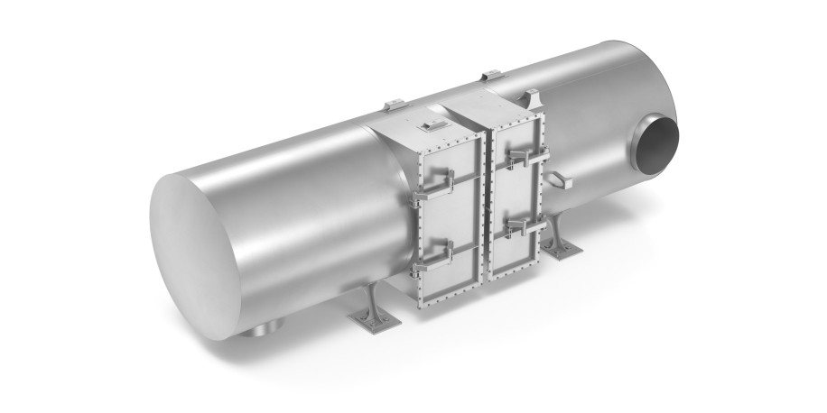 SCR- & Oxidationskatalysator mit Schalldämpfer