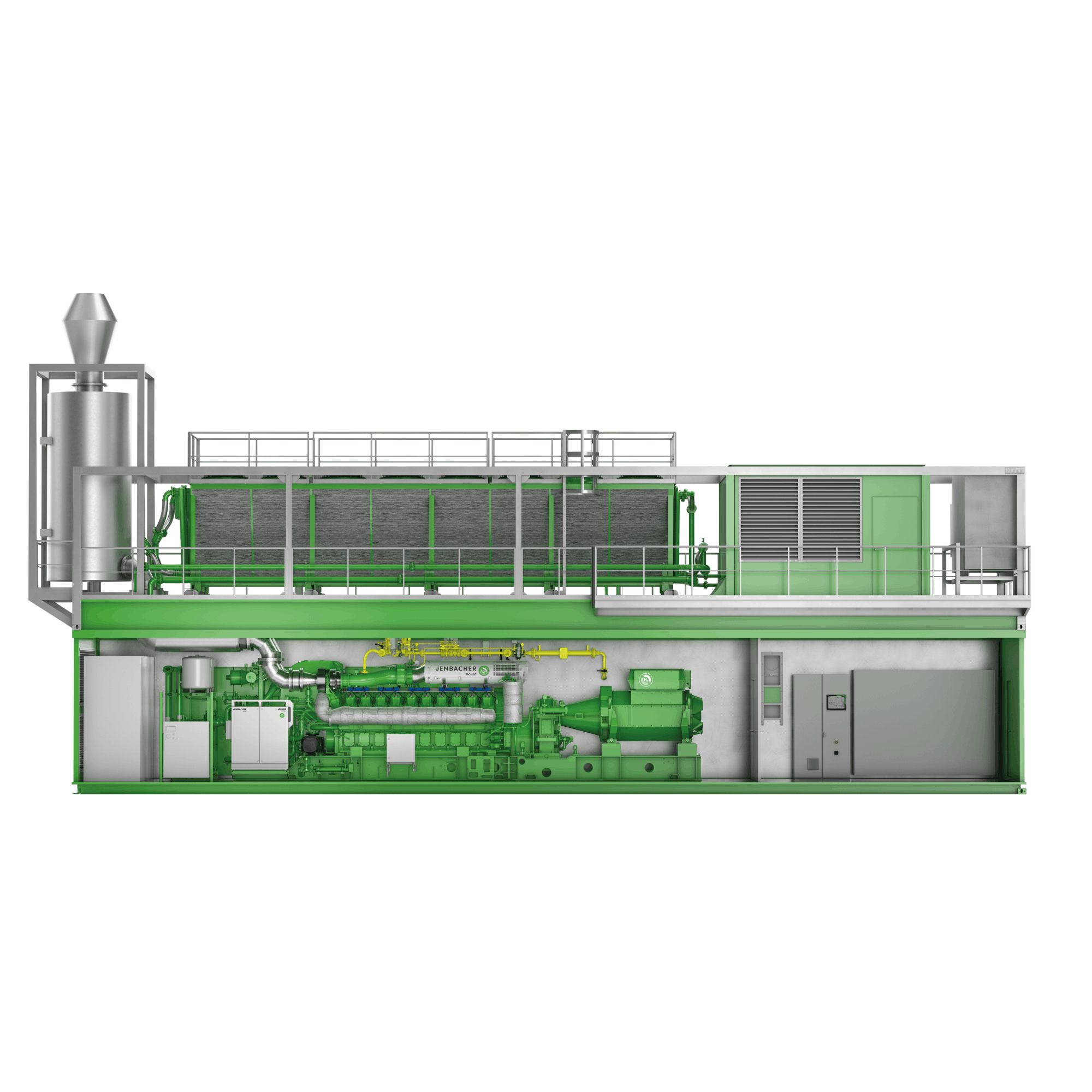 Jenbacher J620 Type 6 Containerized Gas Engine Solution